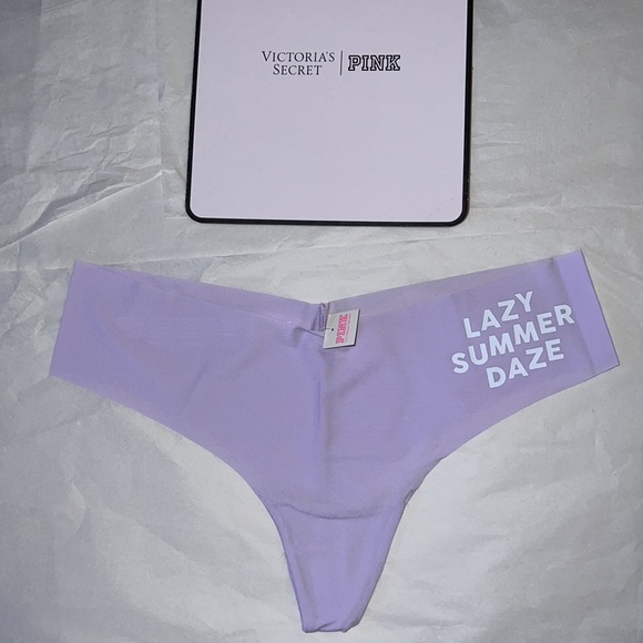 5pk Victoria's Secret PINK THONG No Show Panties - Picture 9 of 16